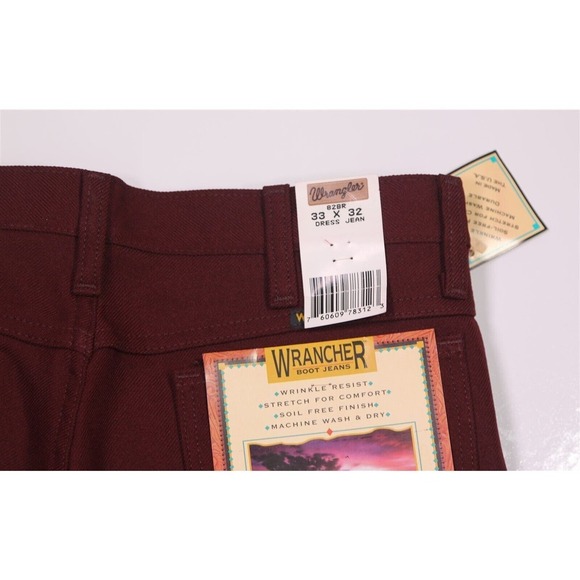 Wrangler Men's dress pants - maroon - Picture 7 of 8